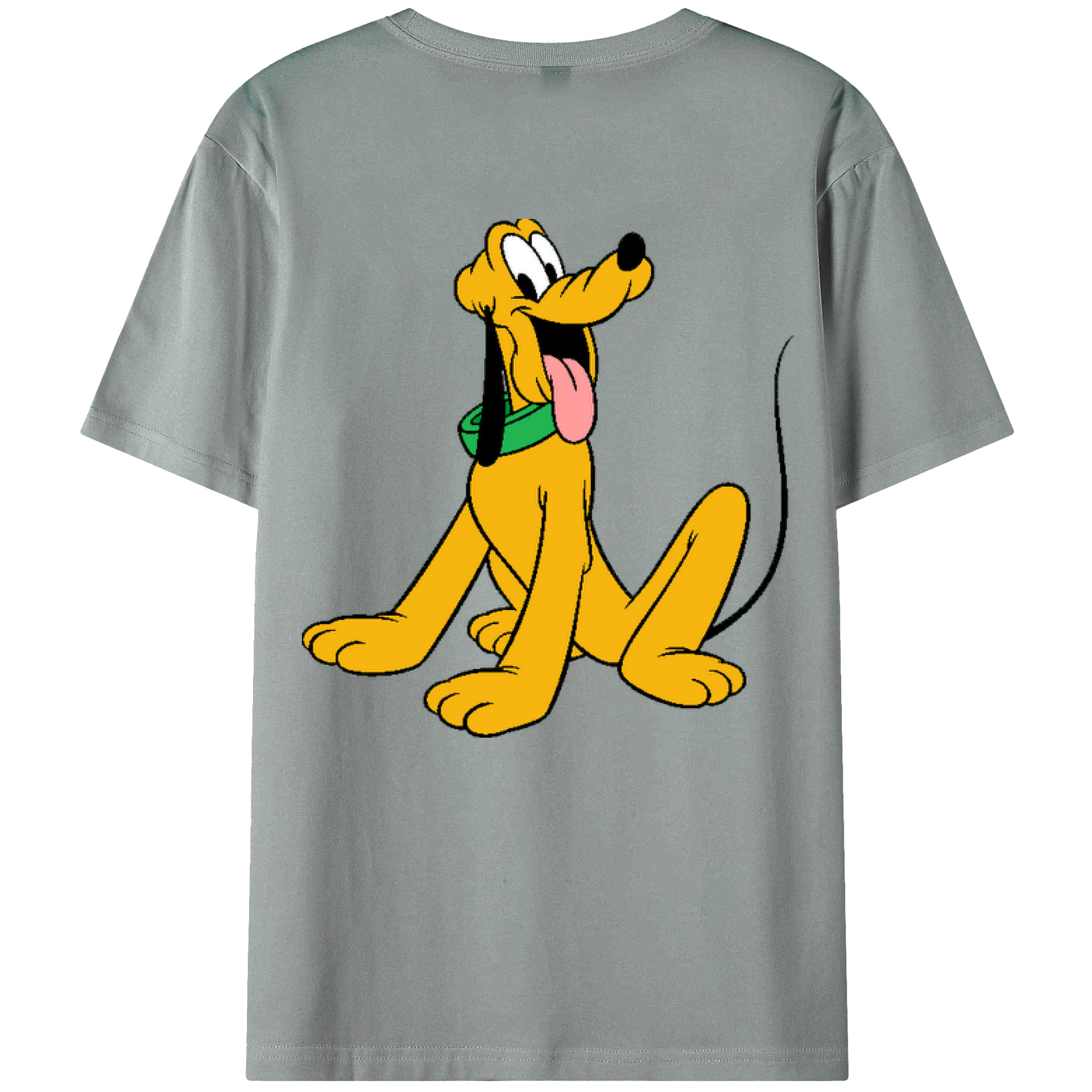ミッキーマウス Mickey Mouse 綿100％ メンズ半袖Tシャツ（バックプリント） 通気性